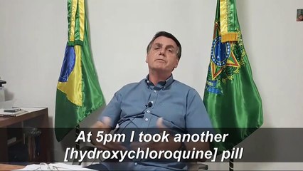Bolsonaro feels 'very good' and praises hydroxychloroquine