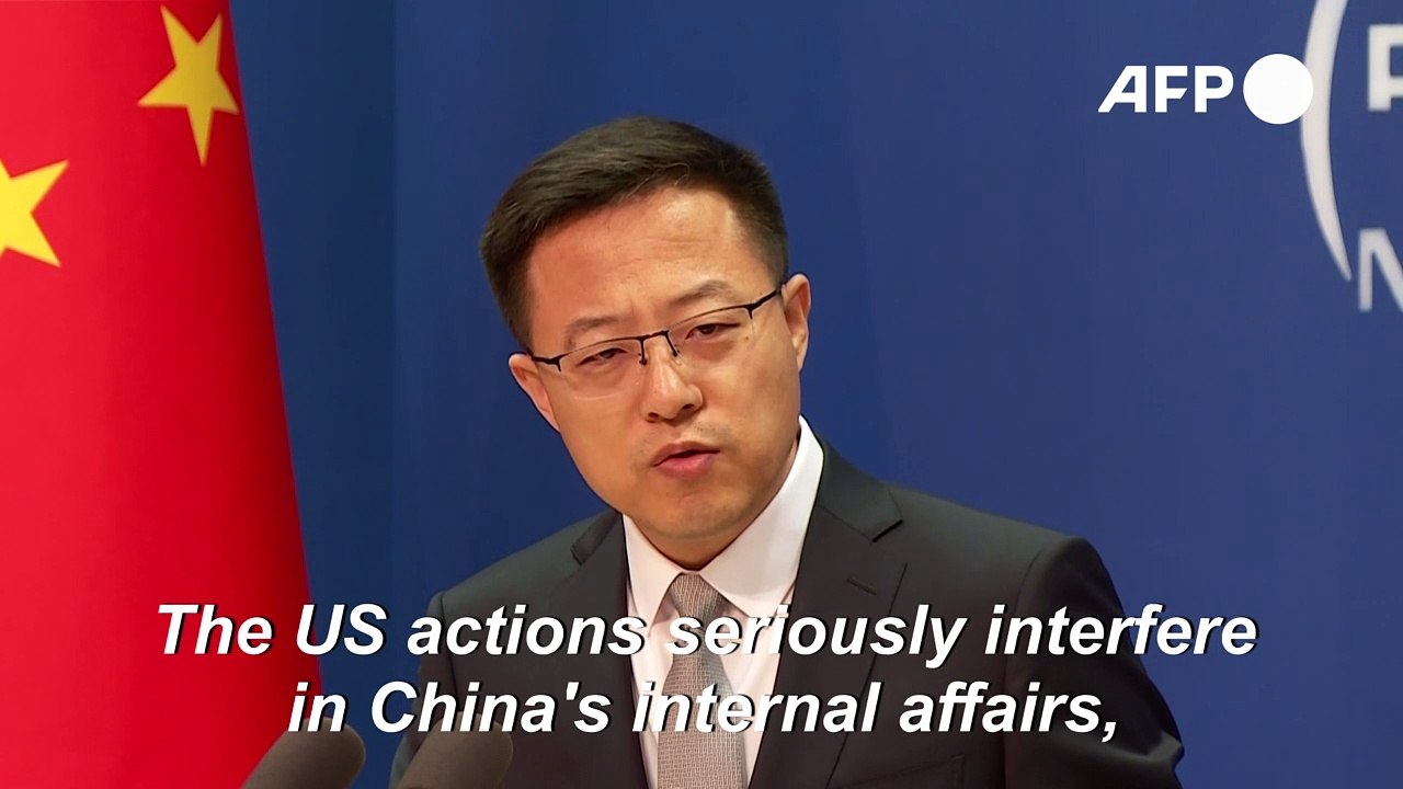 China to hit US with 'reciprocal measures' over Xinjiang sanctions