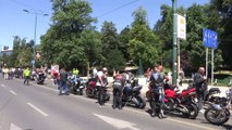 Srebrenitsa kurbanları anısına motosiklet maratonu - SARAYBOSNA