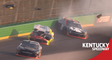 Xfinity Series race with a wreck on Lap 1, Jeb Burton spins