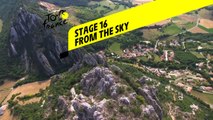 Tour de France 2020 - Étape 16 vue du ciel / Stage 16 from the sky : La Tour du Pin - Villard de Lans