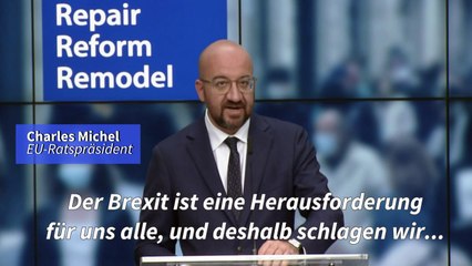 EU-Ratspräsident Michel will Milliardenfonds gegen Brexit-Schock