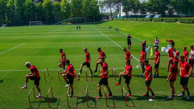 Tattica e atletica nella mattinata dei rossoneri