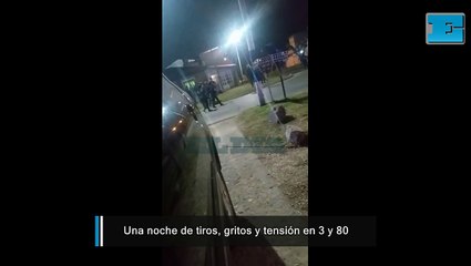 Otra noche de tiros en un sector de Villa Elvira