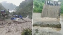 Flood Sweeps Away Houses | Bridge Collapses In Gujarat | Heavy Rainfall