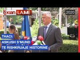 Thaci: Askush s'mund ta rishkruaje historine | Lajme - News