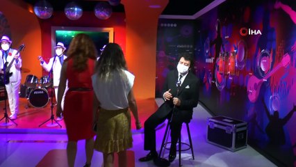 Madame Tussauds İstanbul’un yıldızları maskeli
