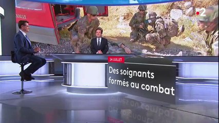 14 juillet : des soignants formés au combat