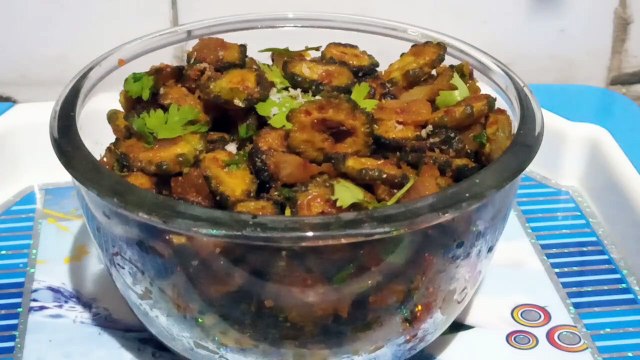 Karele ki sabji/Bitter gourd recipe