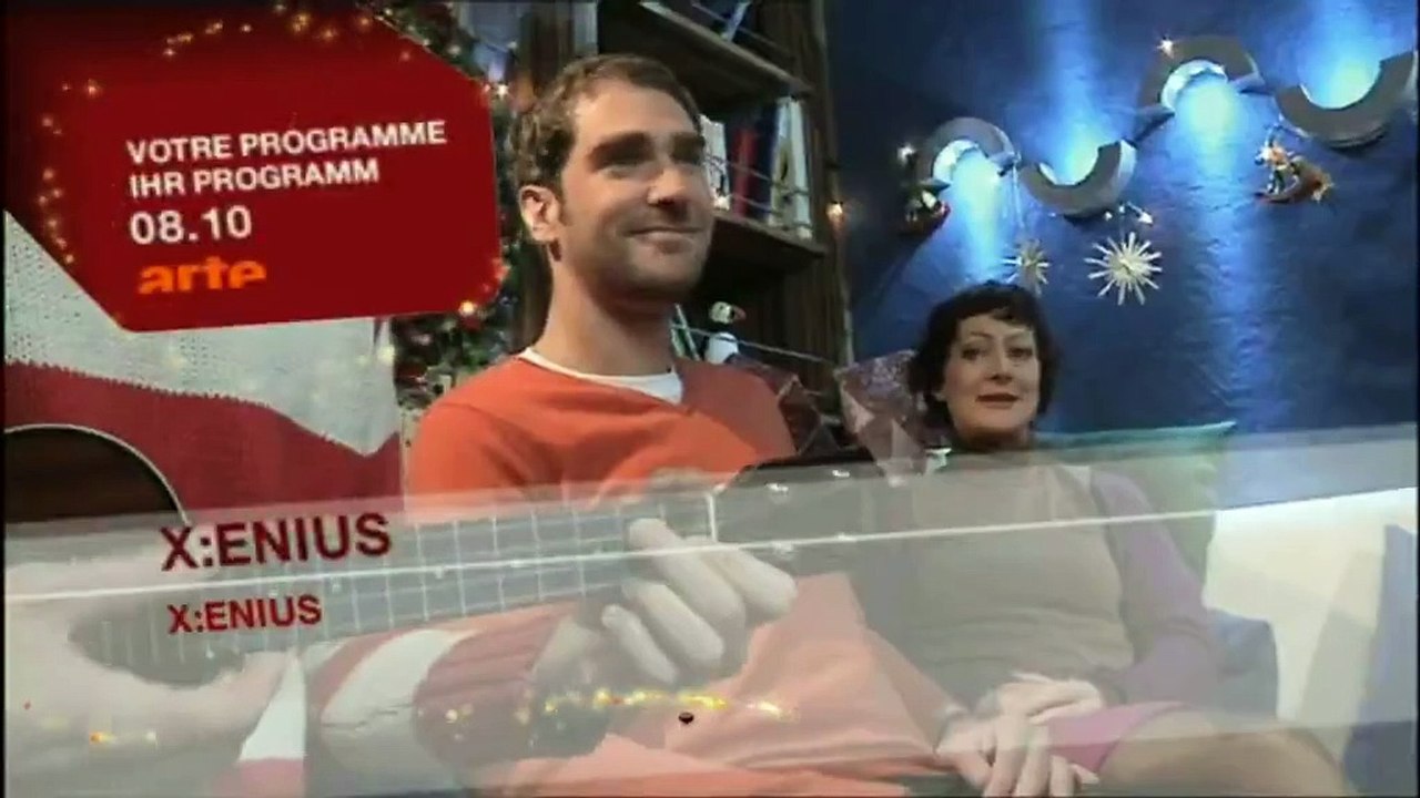 Arte : Jingle, 4 B.A, Le dessous des cartes, Xenius : 25-12-2009