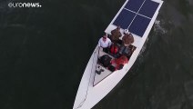 شاهد: العبور من فنلندا إلى إستونيا على متن قارب يعمل بالطاقة الشمسية