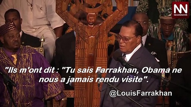 LOUIS FARRAKHAN RÉPOND À BARACK OBAMA !