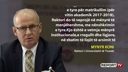 Studentët e Ekonomikut pa diploma, Koni: Do firmos kur dekani të më përcjellë listën përfundimtare!