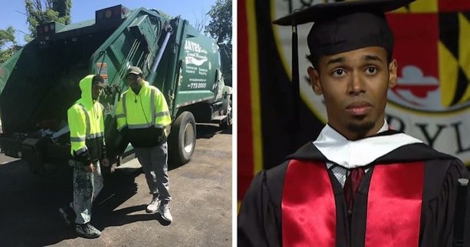 Cet étudiant travaillait comme éboueur pour financer ses études et vient d'être admis à Harvard grâce au soutien de ses collègues