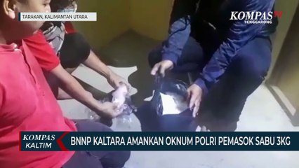 BNNP Kaltara Amankan Oknum Polri Pemasok 3 Kg Sabu