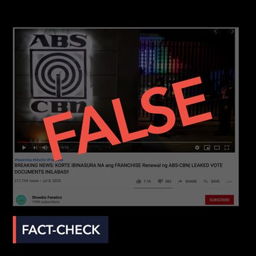 FALSE: Court junks ABS-CBN franchise renewal