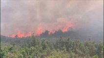 Top News - Zjarr në Karaburun/ Kërkohet ndërhyrja nga ajri