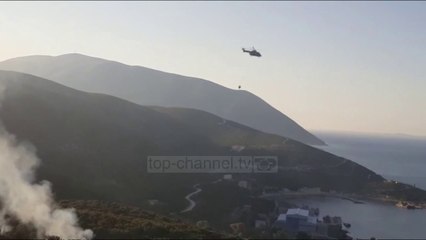 Top News - Zjarri në Karaburun/ Ushtria ndërhyn nga ajri