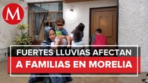 En Morelia, reportan caída de árboles y casas inundadas en 30 colonias por fuertes lluvias