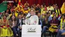 Boliviens Präsidentin hat sich mit dem Coronavirus infiziert
