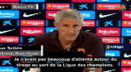 Ligue des Champions - Setién : "Se concentrer sur le match contre Naples"