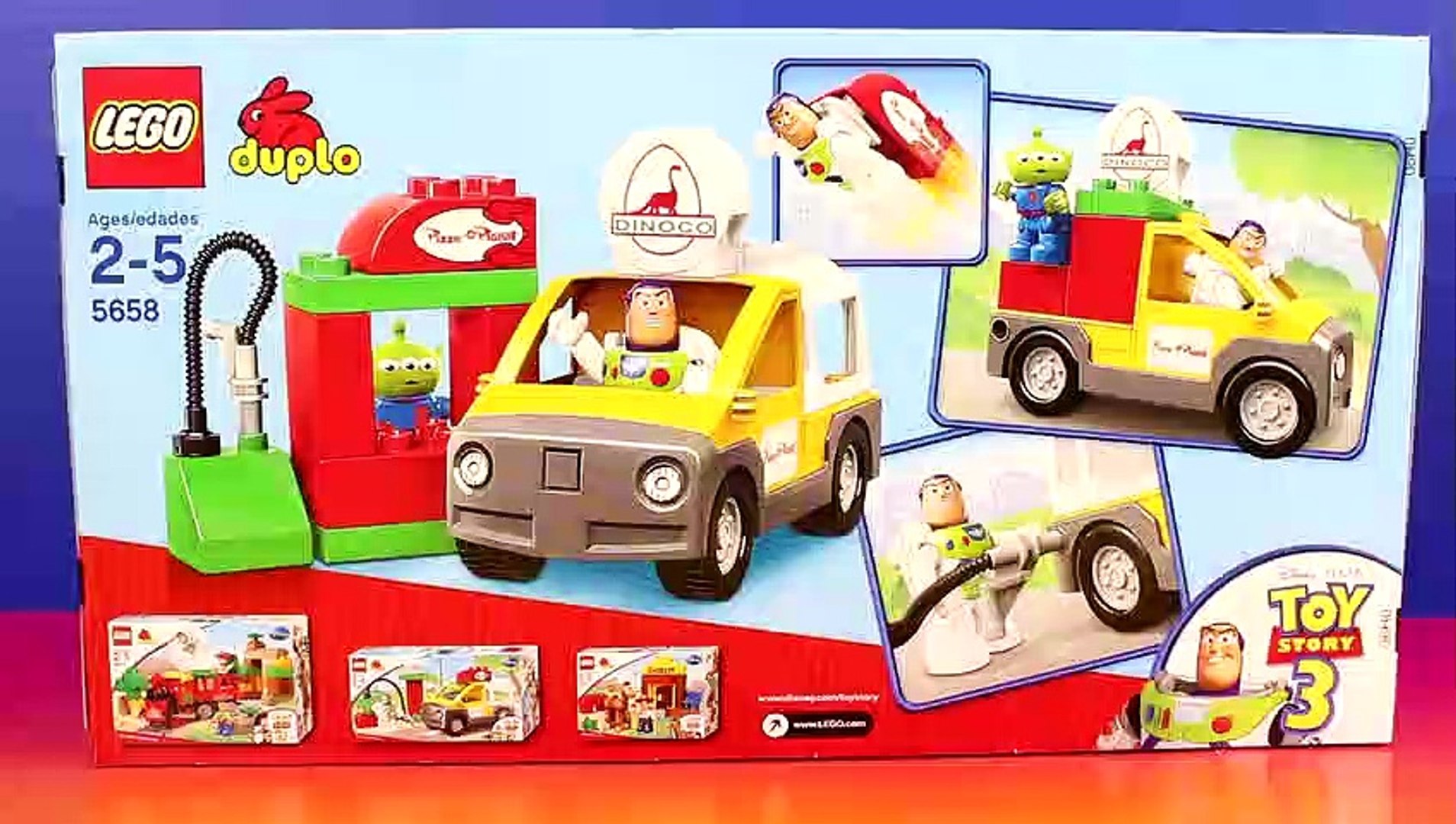 Lego Duplo Disney Pixar Toy Story 3 pizza Planet Truck With Buzz Lightyear  Sheriff Woody And Alien - video Dailymotion