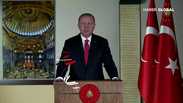 Cumhurbaşkanı Erdoğan'dan Ayasofya açıklaması: İlk namaz 24 Temmuz Cuma günü