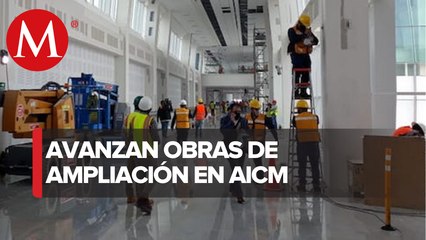 Ampliación del AICM, con avance de 97%
