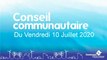 Conseil de la Communauté Urbaine de Dunkerque du Vendredi 10 Juillet 2020 (Replay)