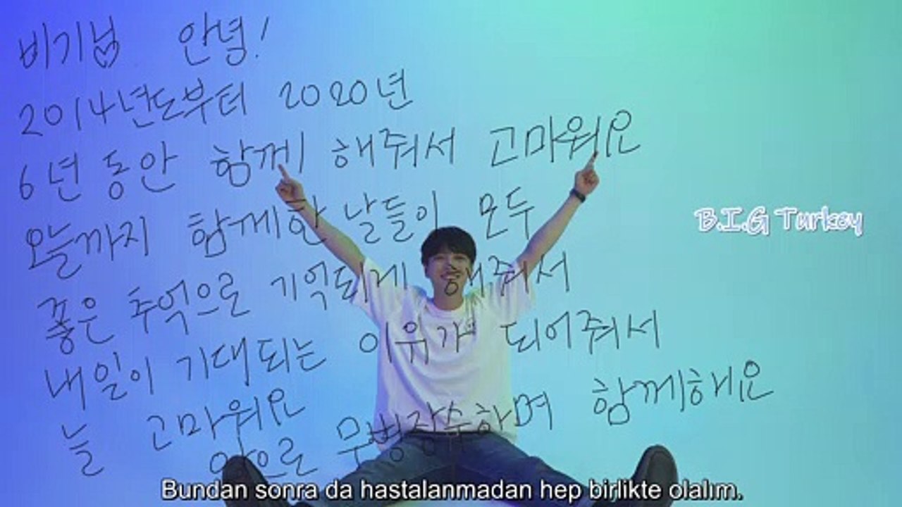 B.I.G den (비아이지) 6.Yıldönümü için Biginninge mektup♥│Since 2014~ [Türkçe Altyazılı/Tr Sub