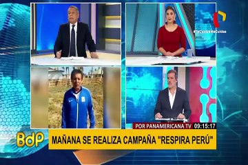 SNI instó al sector privado a participar de 'Respira Perú'