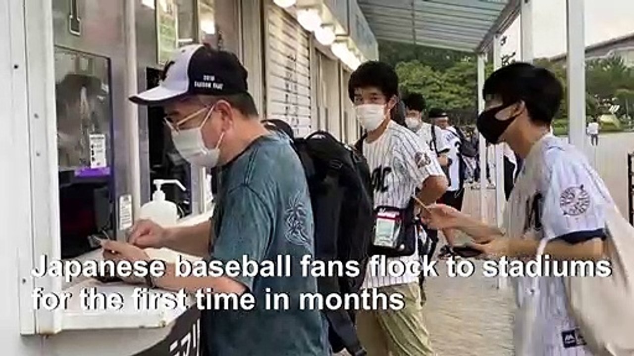 Japan baseball fans flood back to stadiums despite virus spike