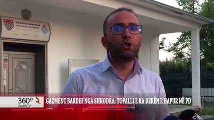 GAZMENT BARDHI NGA SHKODRA TOPALLI E KA DERËN E HAPUR NË PD