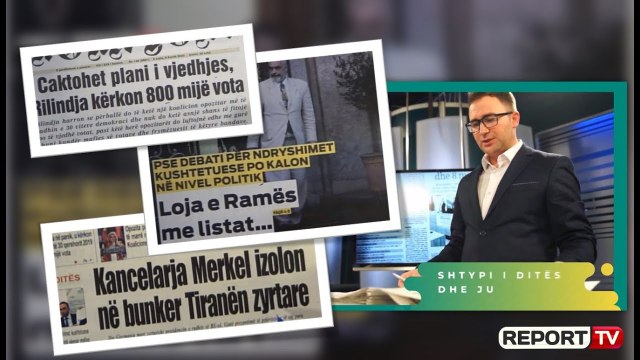 Report TV - Shtypi i Ditës dhe Ju , ja çfarë shkruajnë gazetat për sot e enjte 9 korrik 2020