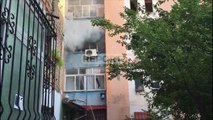 Kati i tretë i pallatit në Korçë përfshihet nga flakët, plas bombola pasi fëmija ndezi shkrepëse