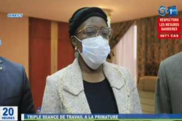 RTG/Triple séance de travail du Premier Ministre à la primature