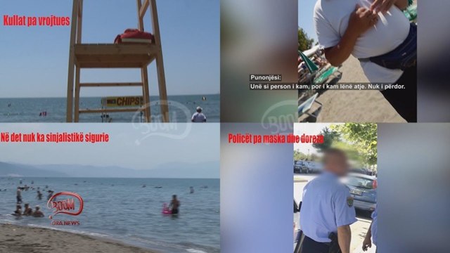 BOOM Shteti dhe bizneset shkelin masat anticovid në plazhin e Velipojës dhe të Shëngjinit 7 korrik