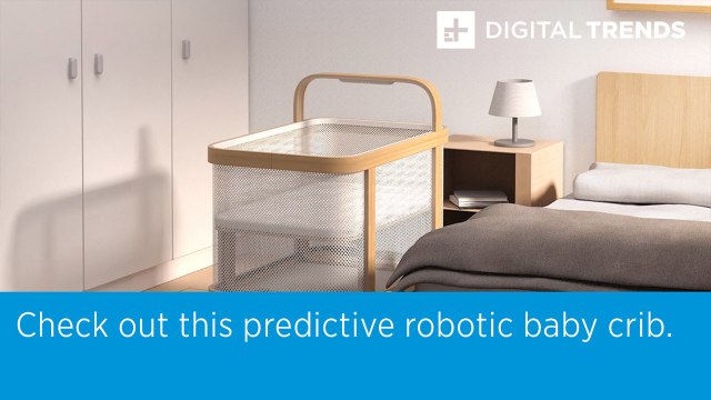 Check out this predictive robotic baby crib.