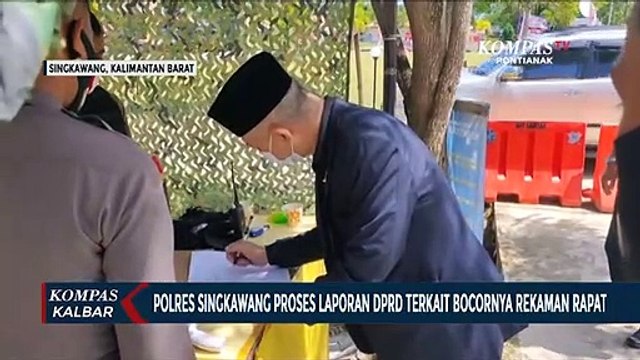 Polisi Proses Laporan DPRD Singkawang terkait Rekaman Rapat yang Bocor