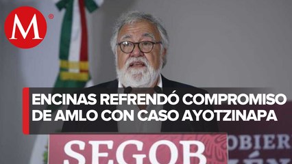 AMLO refrendó compromiso con padres de los 43: Encinas