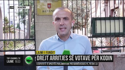 Video herunterladen: Drejt arritjes së votave për kodin/6 deputetë të opozitës parlamentare pro marrëveshjes PS, PD & LSI