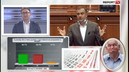 Report TV - Telefonuesi nga Borizana IRONI me PROPOZIMIN e Beqajt: Zyrtarët të bëjnë 8 ditë PUSHIM