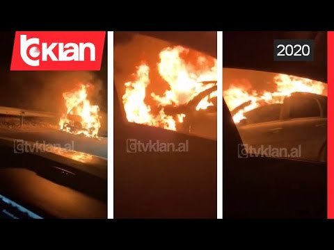 Perfshihet nga flaket nje makine ne Llogara - TVKLAN.AL (9 Korrik 2020)