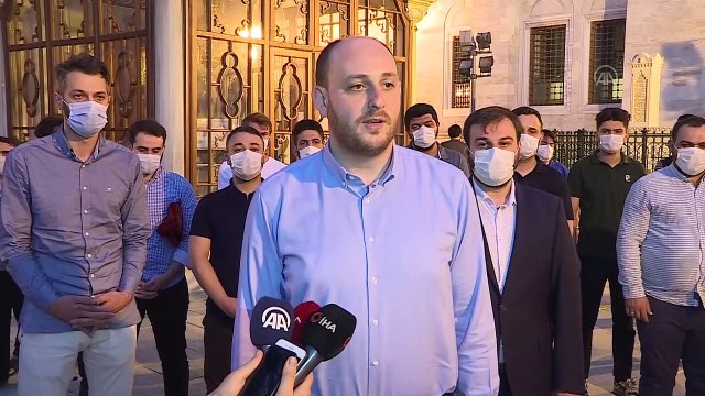 AK Parti Gençlik Kollarından 'Ayasofya' için şükür duası - İSTANBUL
