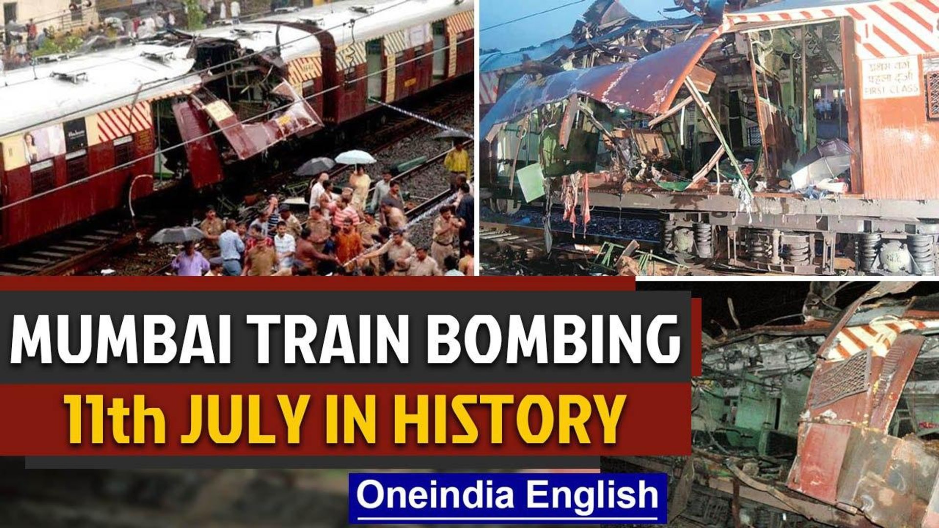 Mumbai train bombings led to death of over 200 people and many other events from history | Oneindia - video Dailymotion