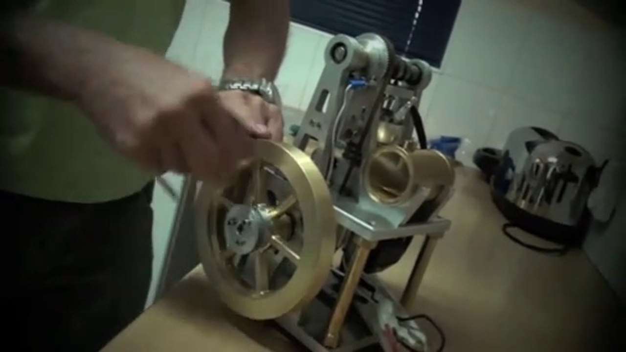 Homemade 4 stroke petrol engine