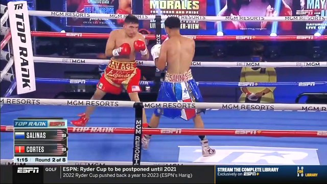 Andres Cortes vs Alejandro Salinas Full Fight 07-07-2020