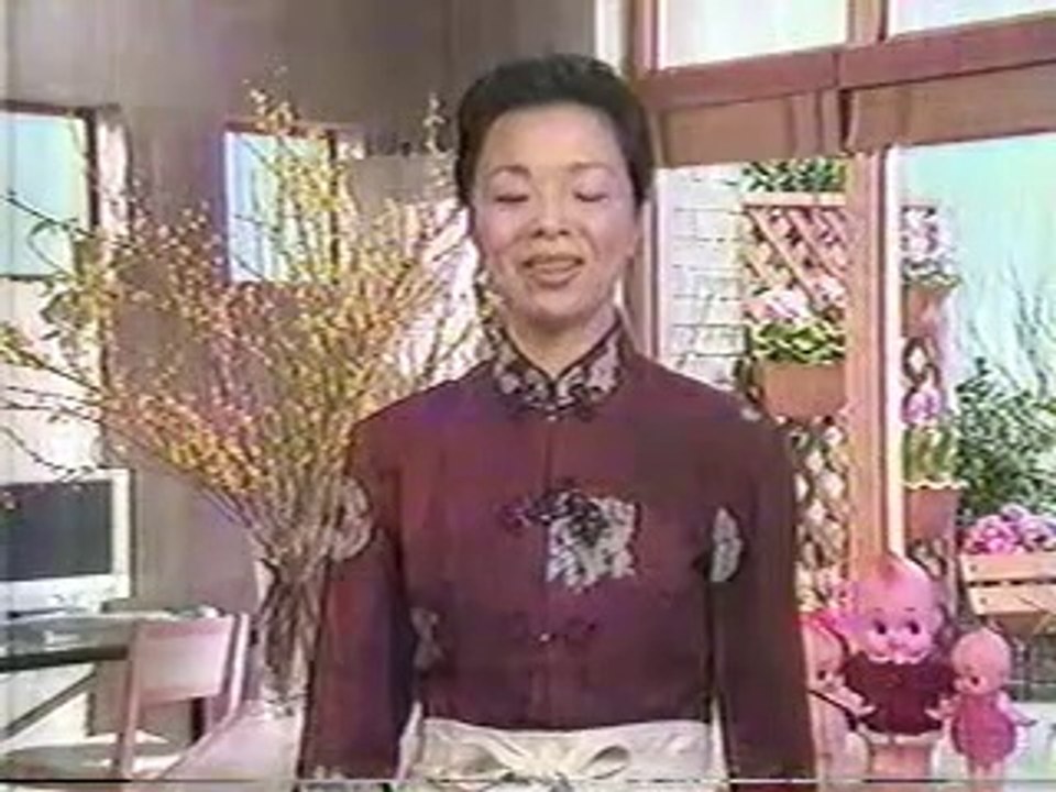 QP３分クッキング　ターピン　ウー・ウェン先生　アシスタント：馬場典子