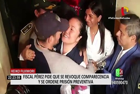 Keiko Fujimori: Fiscal Domingo Pérez solicita revocar excarcelación por incumplir restricciones
