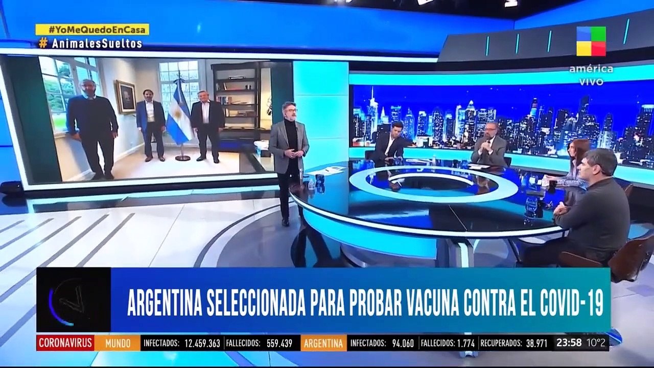 Argentina seleccionada para probar vacuna contra el COVID-19